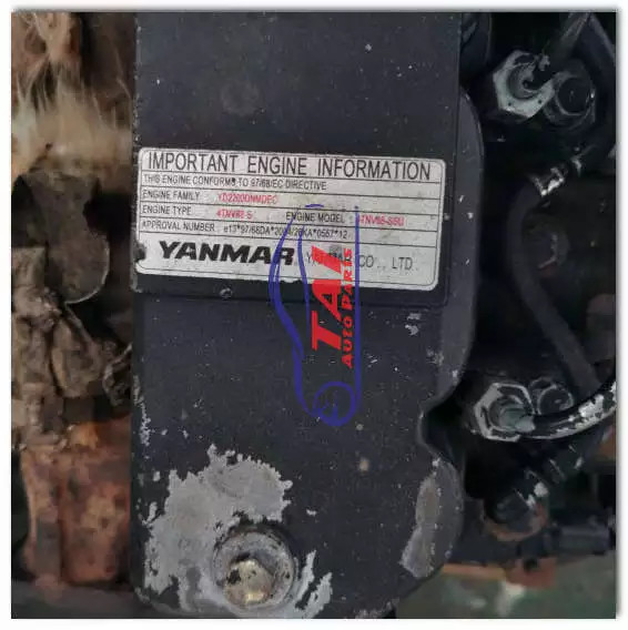 Подержанный японский оригинал Assy двигателя дизеля частей запасной части 4TNV88-S Yanmar