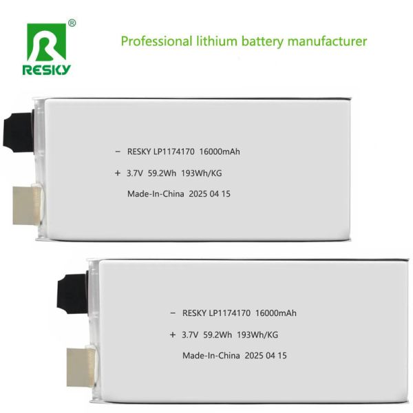Rechargeable RC Lithium Polymer Battery 3.7V 16000mAh with 5C Discharge Rate for Drones and Boats