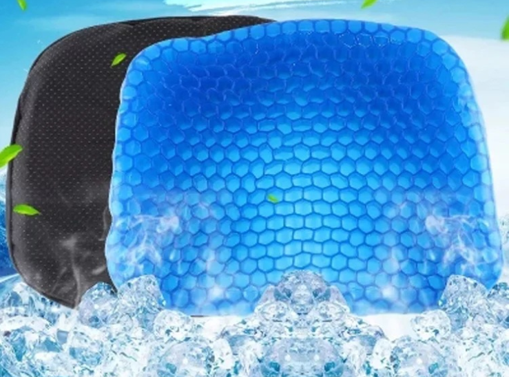 Pressure Sore Relief Car Seat Support Cushion , Customized Soft Gel Cushion