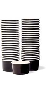 9-Oz Disposable Dessert Bowls For Hot Or Cold Food, 9-Ounce Party Supplies Treat Cups For Sundae, Frozen Yogurt