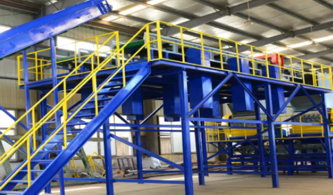 Ненужная пластмасса моя повторно использующ вал ротора нержавеющей стали машины