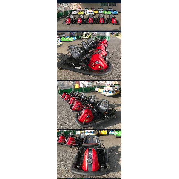 Funfair Kids Go Kart Mini Amusement Park Rides Hardware And Plastic Material