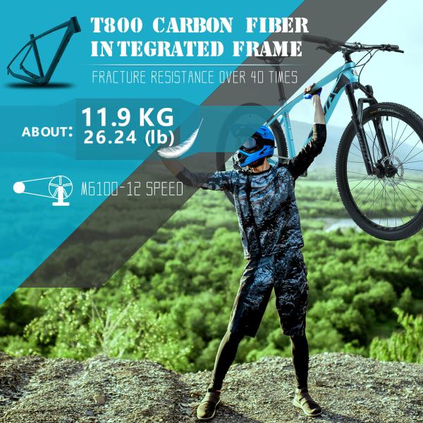 1x12 Speed Sava Deck Mtb 11.8kg With Hydraulic Disc Brakes