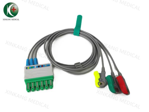 Adult ECG Electrode Cable Φ55mm for Physiotherapy Equipments