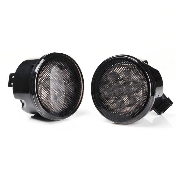 0.8W Jeep Car LED Fog Lights , Clear Lens Smoker Front Grill Turn Signal Light