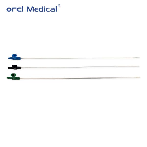 Thérapie respiratoire cathéter d'aspiration en PVC Fr6-22 Tailles cathéter de qualité médicale avec marques de diplôme