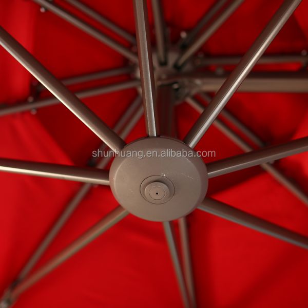 Polyester Fabric Beach Umbrella for Contemporary Design Style Patio Outdoor Furniture