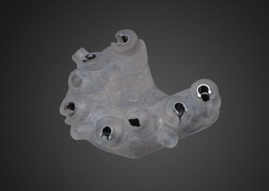 Surgical sguide Plan for Implant Supported Crown Design and Alveolar Bone Information