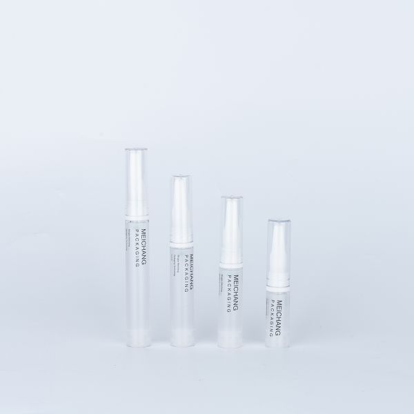 5ml 10ml 15ml 20ml Small Airless Lotion Pump Bottle for Eye Serum Cream with Massage Head