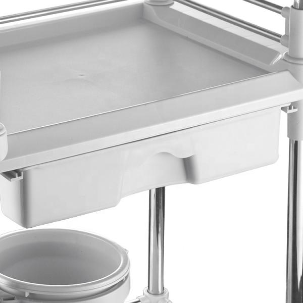 ISO 13485 Hospital Crash Cart , 90cm Medical Equipment Trolley