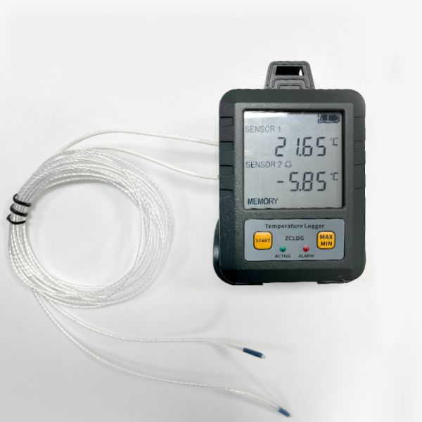 High Temperature K-Type Dual Channel Digital Thermometer -270-1372 for Industrial