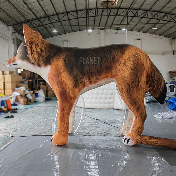 Ulfo gigante inflable inflable de pie Ulfo dibujos animados Balón publicitario Decoración