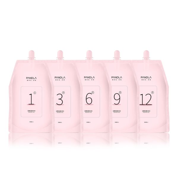 Salon Permanent Hair Color Cream Developer 1% 3% 6% 9% 12% Raw Material  Herbal FormulaLess Irritant OEM
