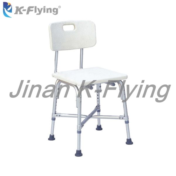 Metal Height Adjustable Bathroom Shower Seat For Disabled Elderly