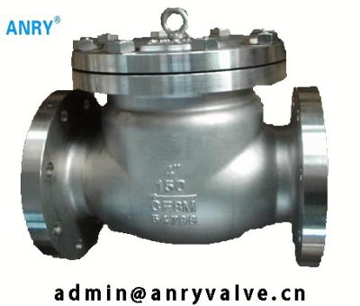Water Pressure Seal Check Valve SS304 SS316 CF8 CF8M Body Stellite Overlay Disc Swing Check Valve