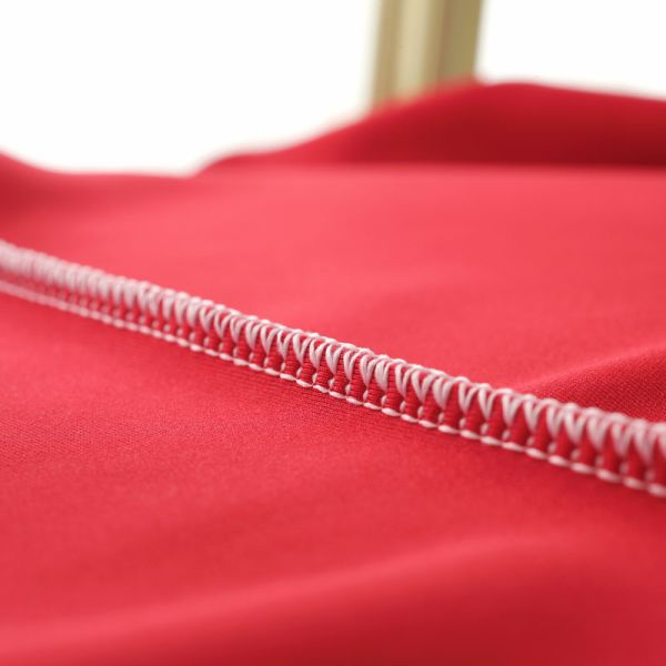 White Red Blue Polyester Spandex Banquet Chair Covers