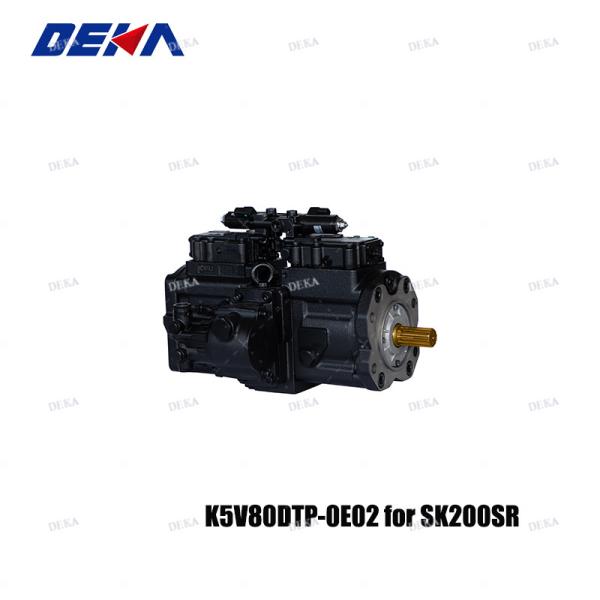 Casting Iron Excavator Piston Pump K5V80DTP-0E02 For SK200SR Hydraulic Mian Pump