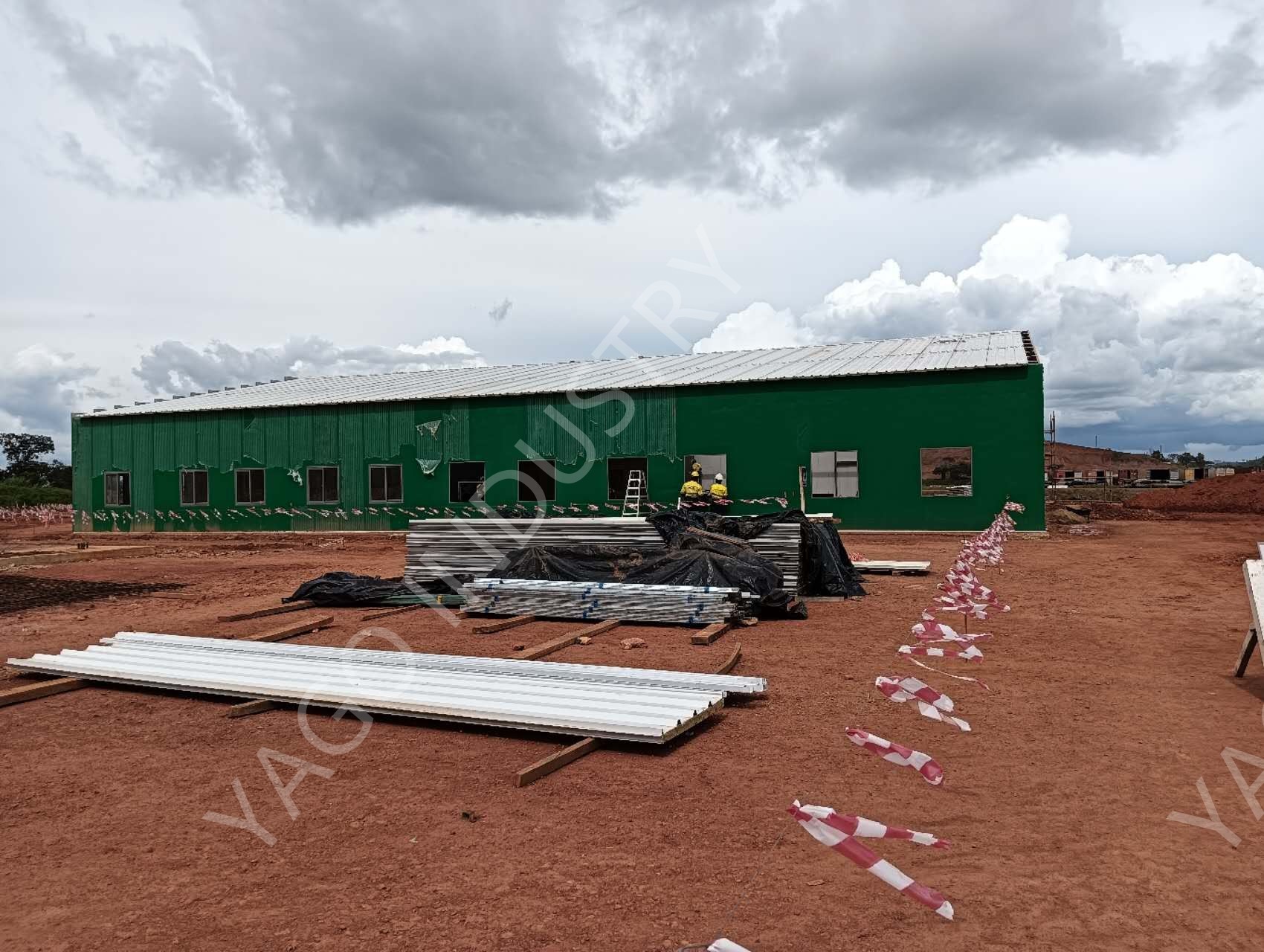 Functional Cosy Temporary Construction Camp Wind Resistant Quick Assemble Site Worker Living Quarters