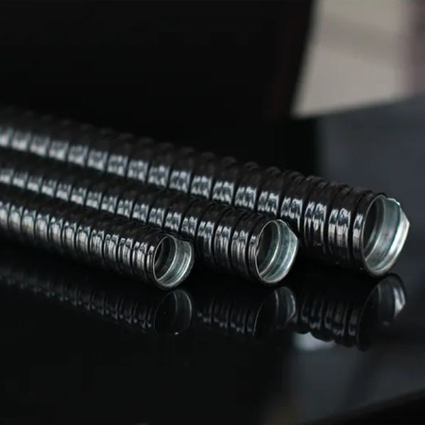 Conducto de acero flexible con revestimiento de PVC industrial Conducto de acero con revestimiento de PVC