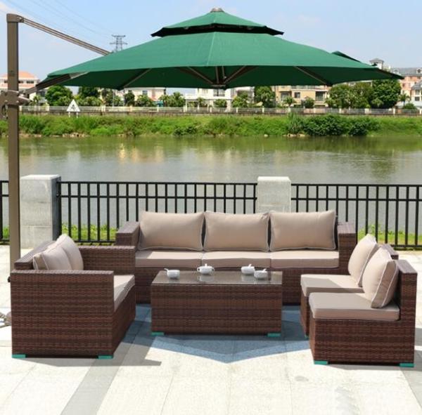 Hot Patio sofa sets design Outdoor garden PE Rattan wicker Furniture