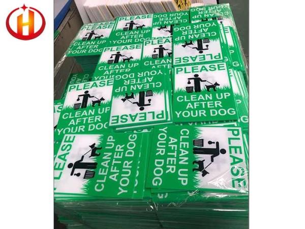 Eco Friendly Corrosion Resistant Coroplast Signs Smooth Surface