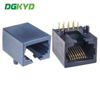 DGKYD56221118IWA1DY4 RJ45 10P8C à cellule unique, prise en maille entièrement en plastique sans lumière 6U