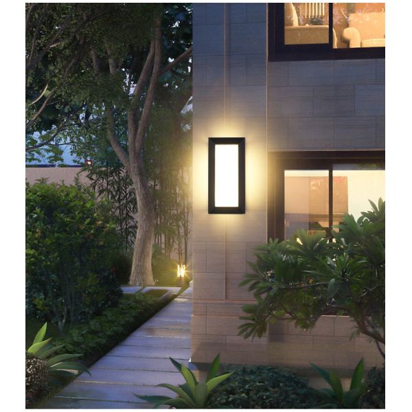 Super bright outside wall light waterproof garden light modern minimalist exterior wall light staircase balcony light