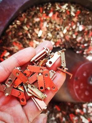 Plug piece hardware pin Power pin Electrical power plug pin hardware stamping