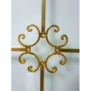 Aluminum Alloy Georgian Bar Flower UV Protected Window Door Decoration 5*8 6*8 7
