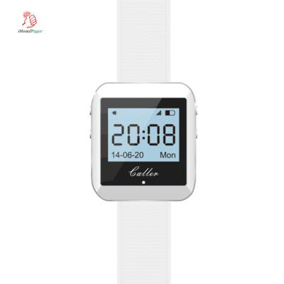 Горячая продажа беспроводный ресторан официант перезаряжаемые наручные часы пейджер