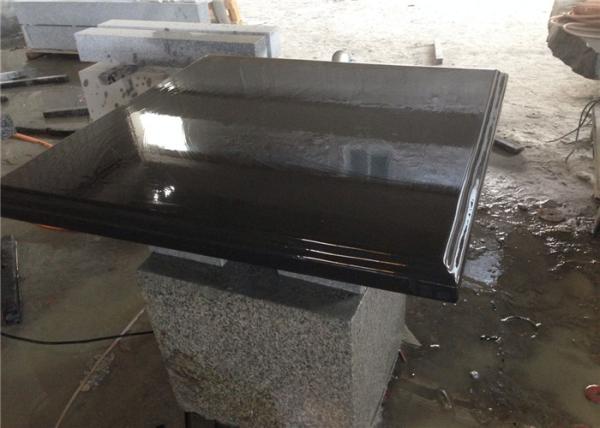 Customized Size Black Natural Stone Granite For Sculpture Base Panel