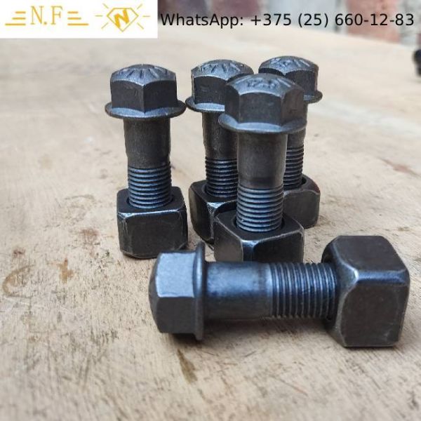 Ex100 Ex120 Excavator Track Shoe Bolt and Nut 7h3597 1m1408 Track Chain Bolt Nut