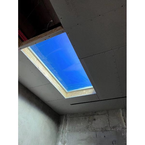 Topsung новое обновление оптовая цена умный солнечный свет небо 2x4 светодиодные плоские панельные огни голубое небо облако