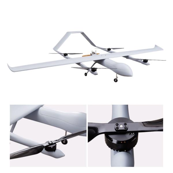 6/12/24 de hora lubrifica o UAV fixado VTOL híbrido elétrico de Wing Security com a vagem térmica HX4HFW460 da câmera