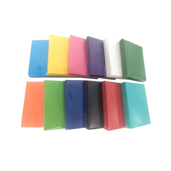Factory Price Matte Finish Biodegradable Textured Surface Material Card Sleeves for Collectible Anime Cards Packaging Printing