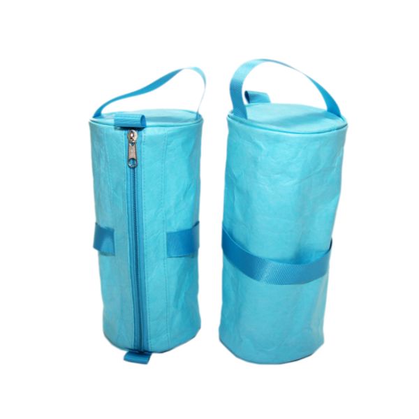 Washable Tyvek Paper Wine Bottle Cooler Bag Insulated With Aluminum Foil