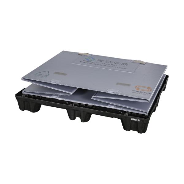 Industrial Use autopack pallet box global packaging car Collapsible Corrugated plastic pallet box board crate