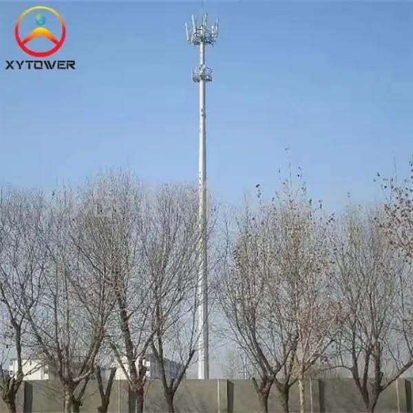 Customized Galvanized Single Tube Telecommunication Antenna Wifi Monopole