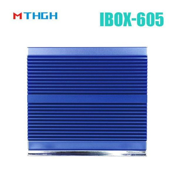 Intel Core i5-7200U Industrial Fanless Mini PC with 6 COM Ports and DC 9~36V Wide Voltage Input - IBOX-701Plus