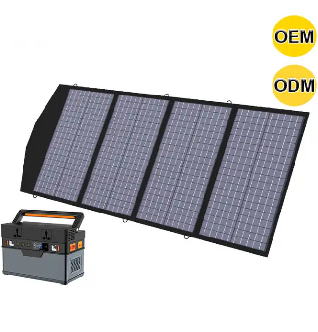 Монокристаллический 200-ваттный складной солнечный панель для кемпинга прицеп автомобиля морской