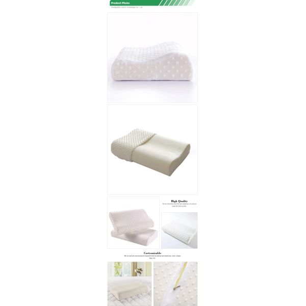 Slow Rebound Bubble Cervical Memory Pillow for Hotel 50*30*10CM and Neck Pain Relief