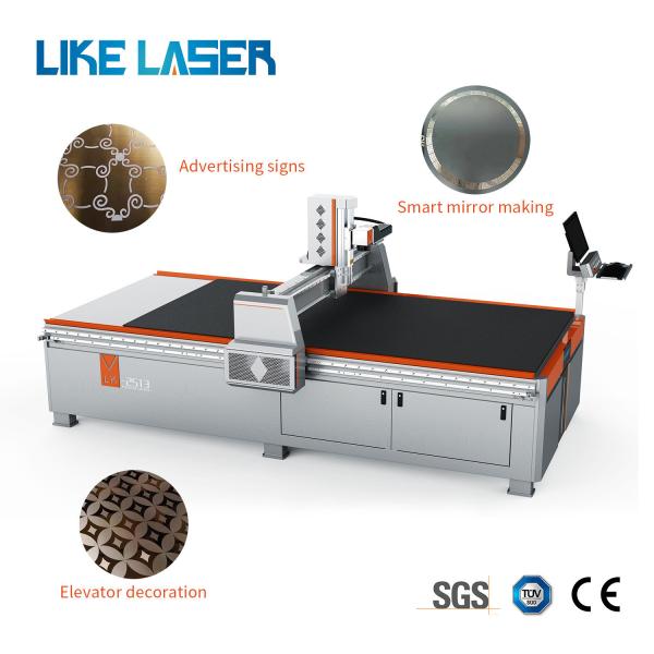 CNC Engraving Machine for Mirror Decorative Etched Stainless Steel Sheet Elevator Door