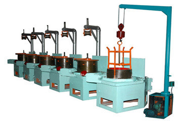 Pulley Continuous Aluminium Wire Drawing Machine / Copper Wire Drawing Machine