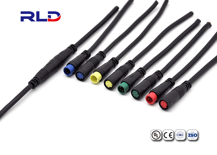 Провода соединителей IP65 велосипеда M6 M7 M8 соединитель электрического водоустойчивый