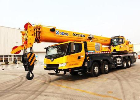 Environmental Friendly Hydraulic Mobile crane mounted truck XCT55L5