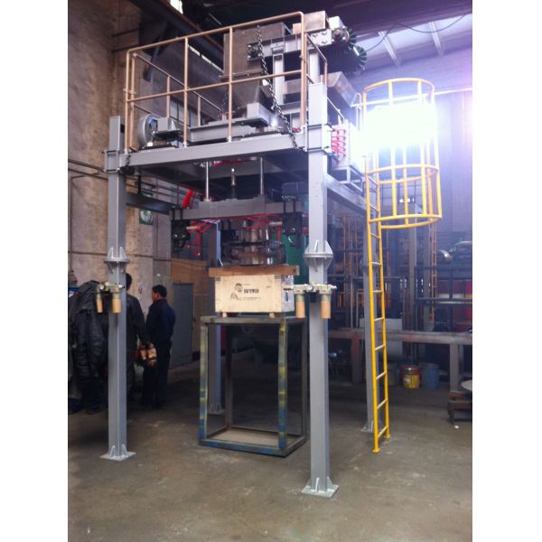 Maquinaria de empaquetamiento enorme grande que embala el equipo a granel del empaquetamiento del estiércol vegetal de la estación de servicio del bolso