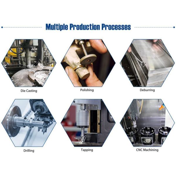 OEM Customized Metal Precision CNC Machining Die Casting Parts with 4 Tolerance Grade