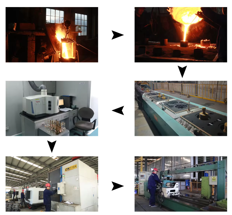 Oilfield Drilling Rig Spare Parts Crosshead Assembly Casting for Mud Pump