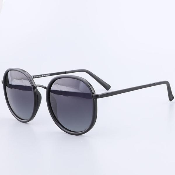 Metal Anti Sun Rays 54 - 20 - 140 Round Polarized Sunglasses