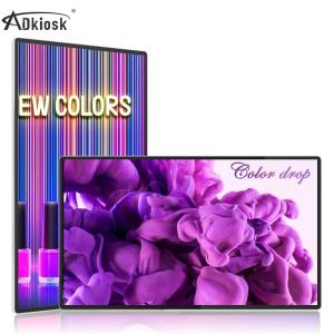 Стена 27 дюймов установила Signage ROHS LCD цифров рекламируя монитор дисплея